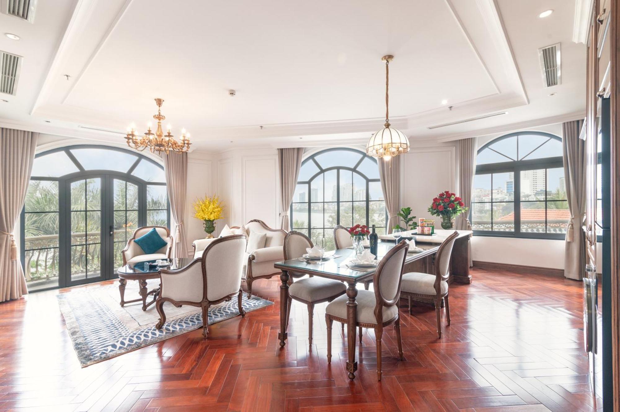 Luxe Paradise Suite Hotel Trich Sai Hanoi Kültér fotó